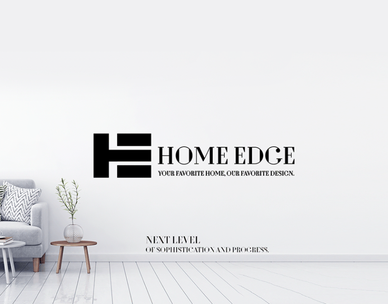 تصميم لوجو شركة تشطيبات "هوم ايدج - Home Edge "